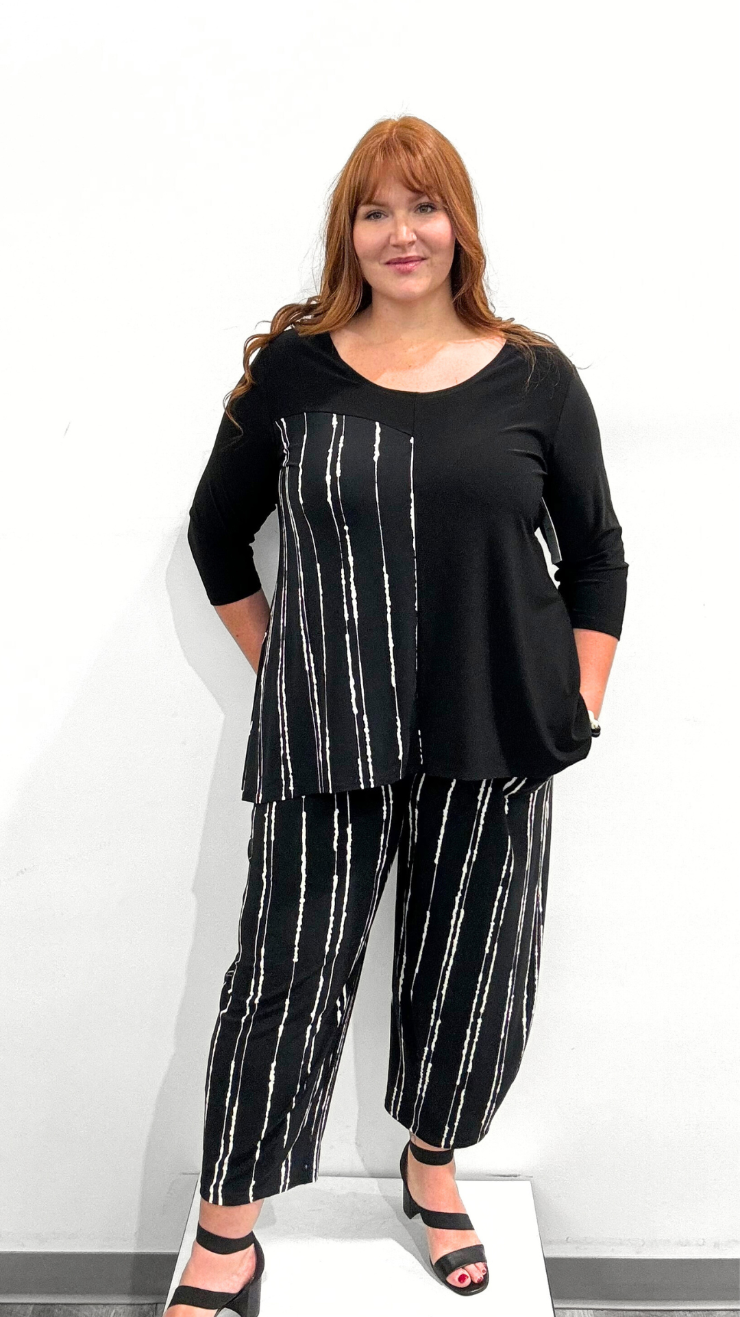 Sympli Block Print Top