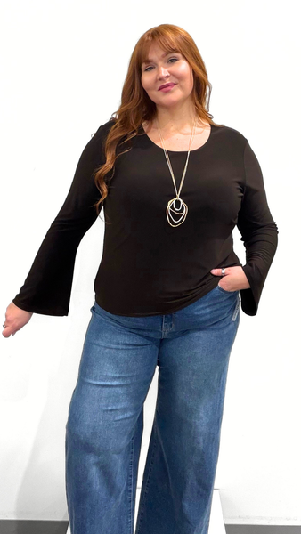 Frank Lyman Bell Sleeve Top
