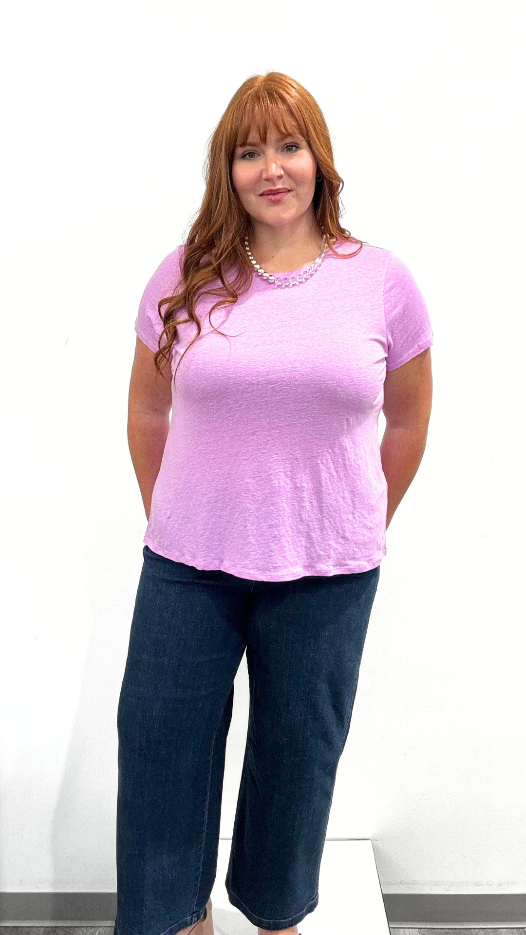 Eileen Fisher Crew Neck Short Sleeve Tee