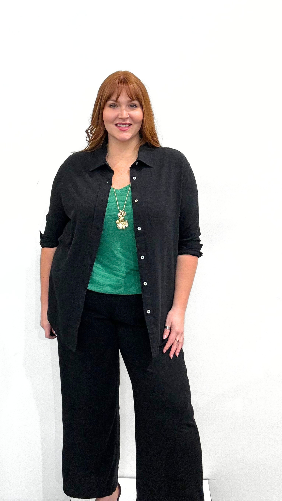Tribal Long Sleeve Button Front Shirt