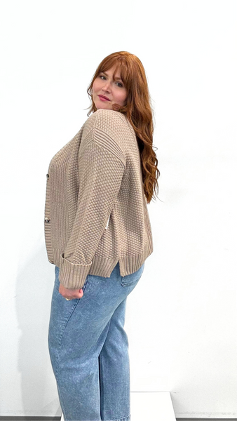 Dex Textured Cardigan