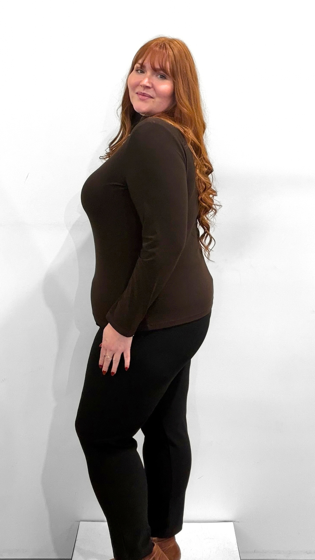 Frank Lyman Mock Neck