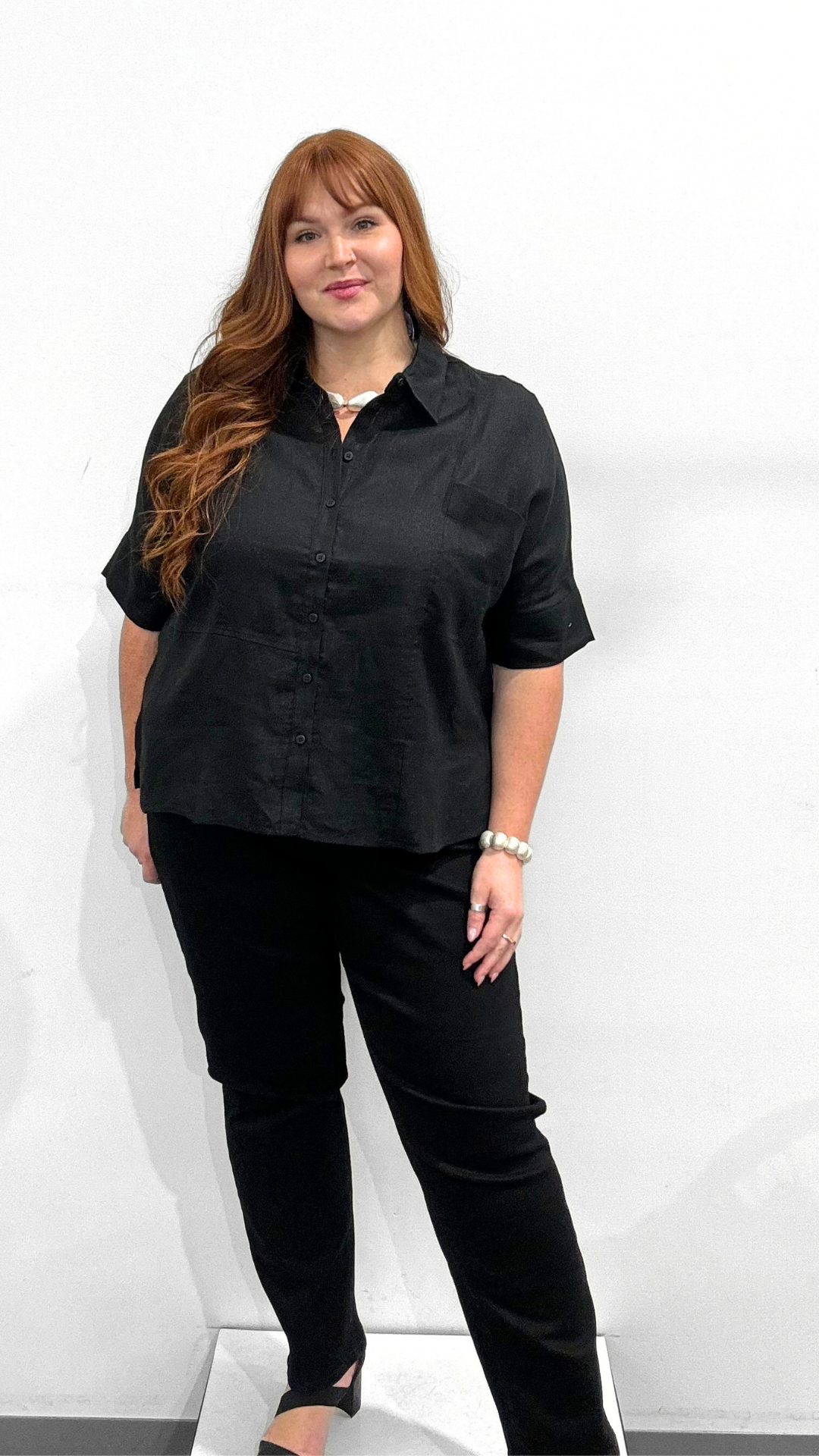 Tirelli Seam Detail Boxy Shirt