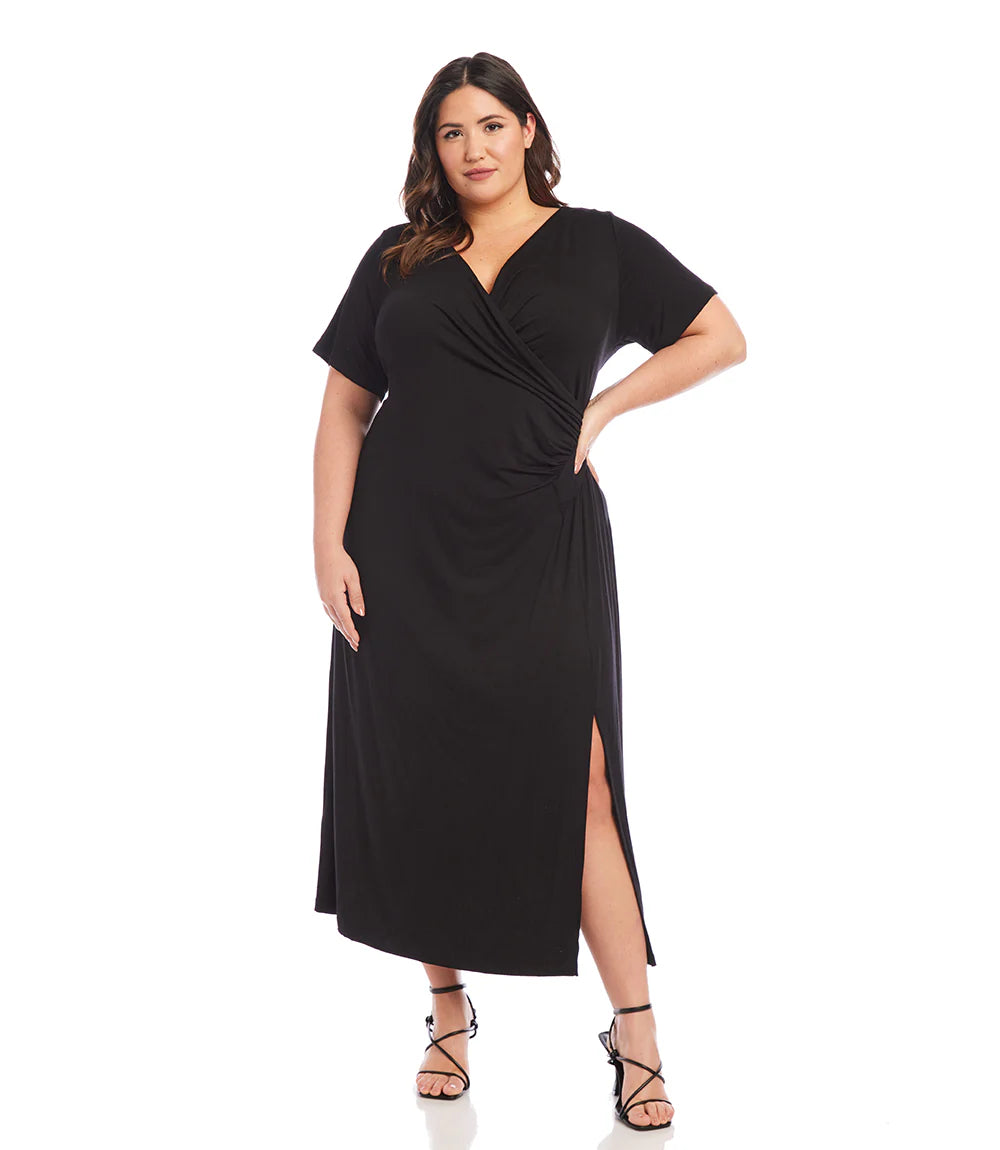 Karen Kane Faux Wrap Dress