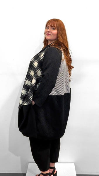 Marie La Lune Textured Print Cardigan