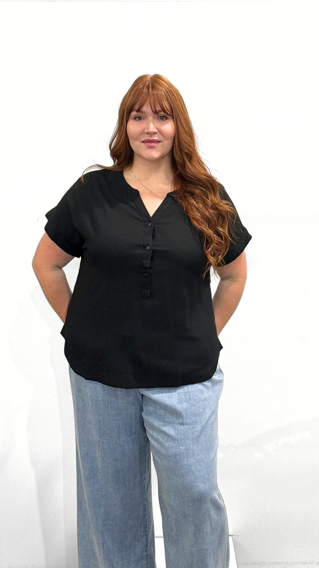 Orientique V-Neck Top