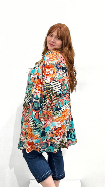 Orientique Button Dress or Shirt