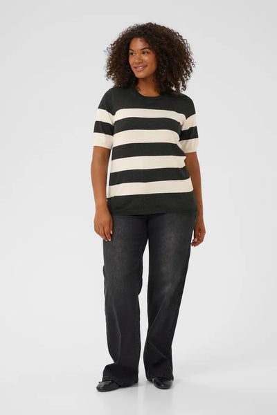 Kaffe Curve Lizzy Striped Pullover