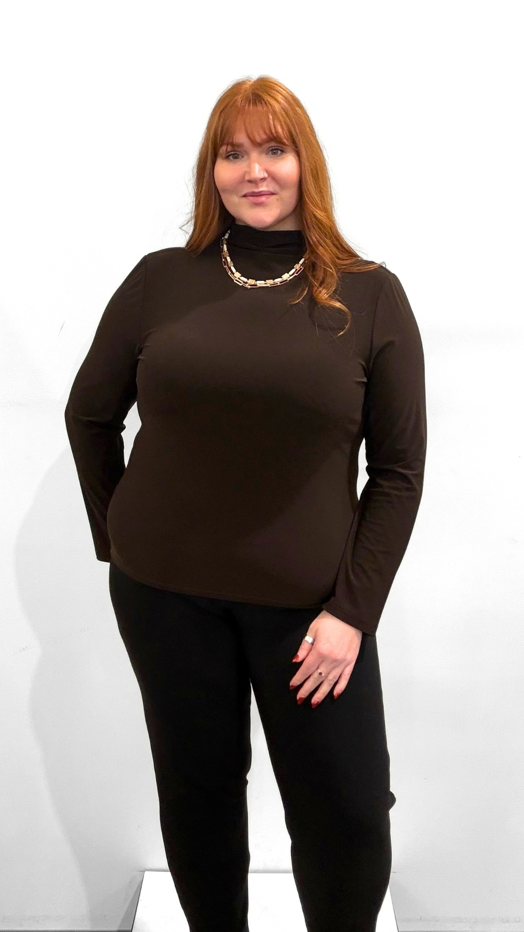 Frank Lyman Mock Neck
