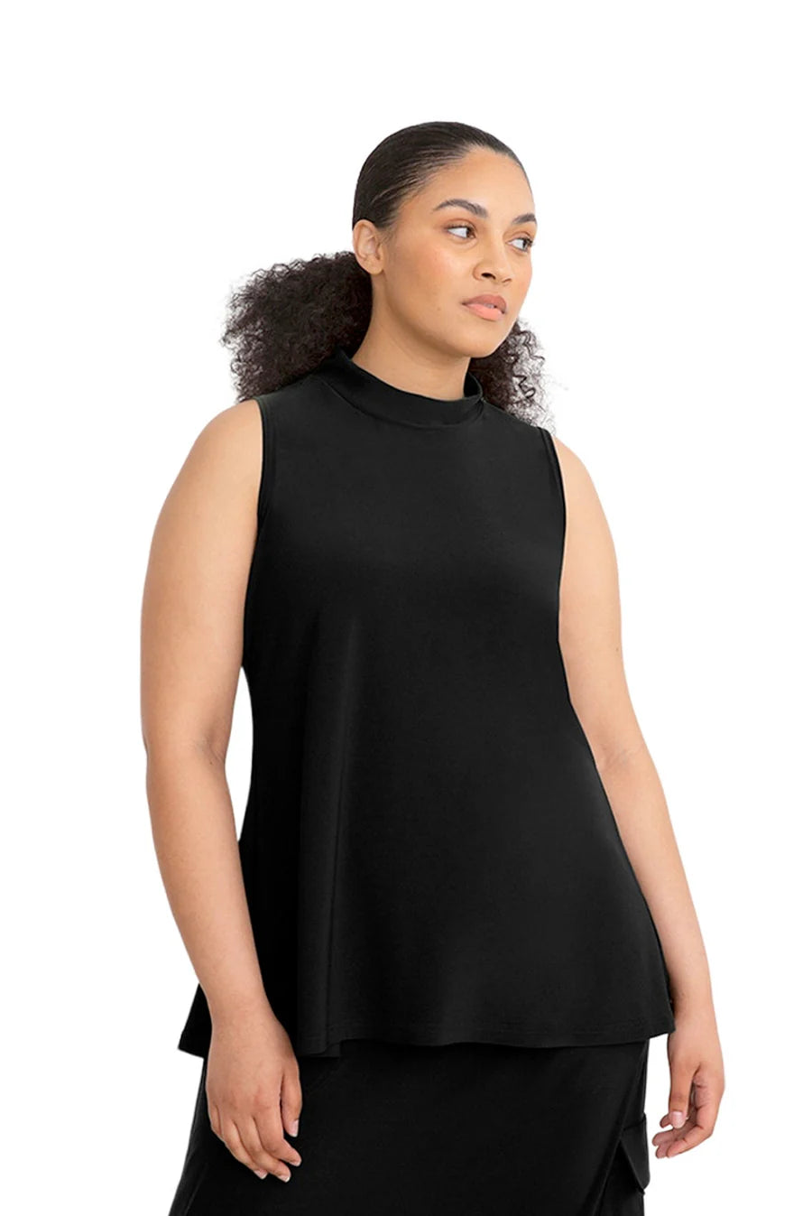 Sympli Mock Neck Top