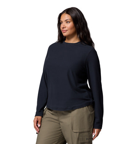 Columbia Brea Falls Grid Crew Long Sleeve
