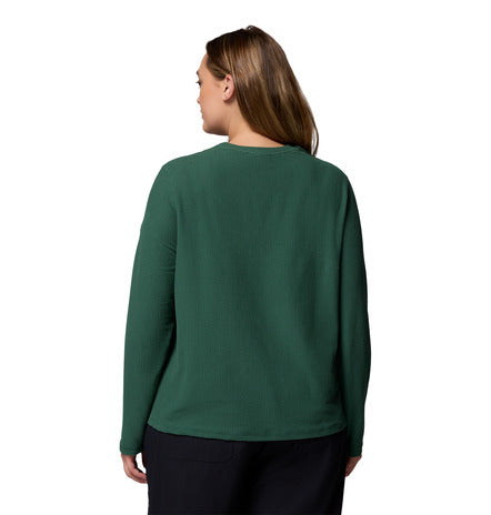 Columbia Brea Falls Grid Crew Long Sleeve