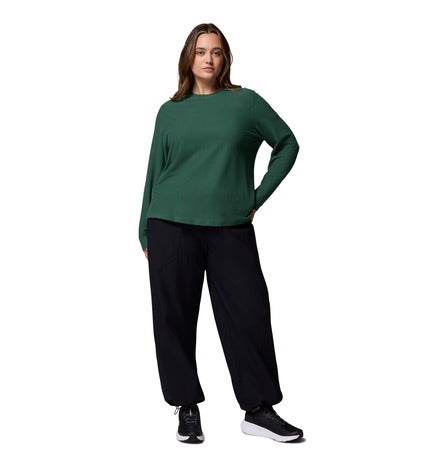 Columbia Brea Falls Grid Crew Long Sleeve