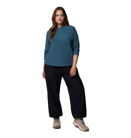 Columbia Brea Falls Grid Crew Long Sleeve