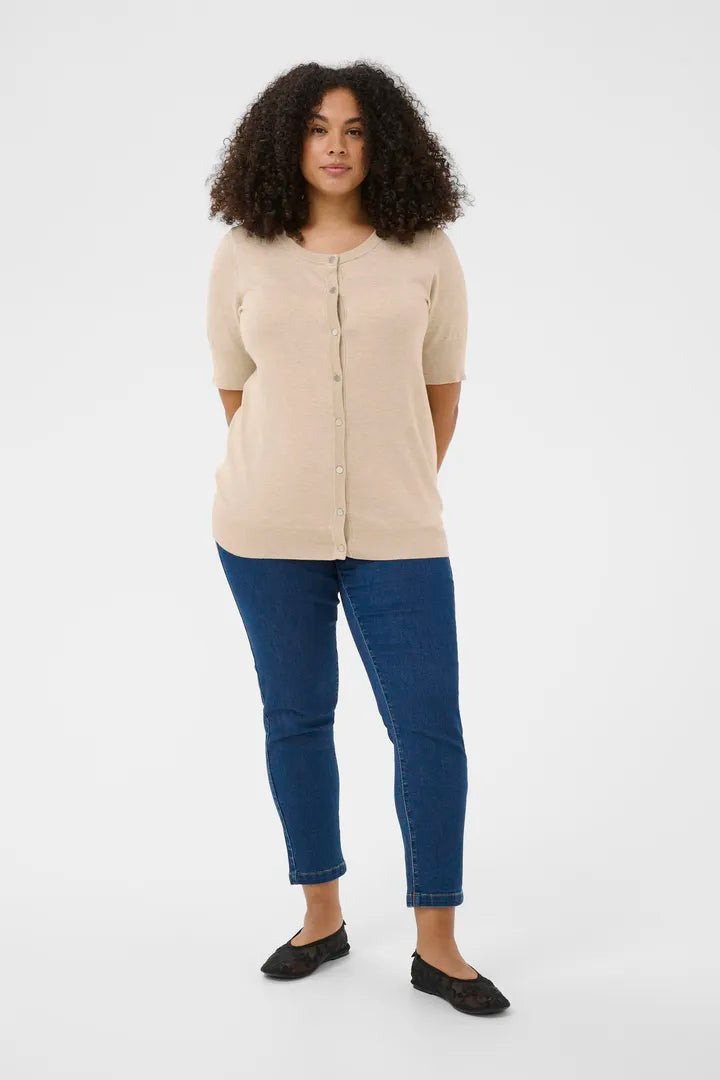 Kaffe Curve Lizzy Short Sleeve Cardigan