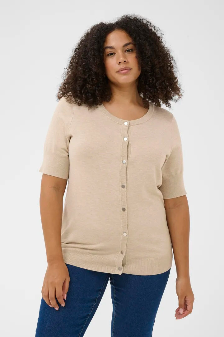 Kaffe Curve Lizzy Short Sleeve Cardigan
