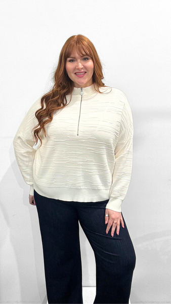 Joseph Ribkoff Zip Top