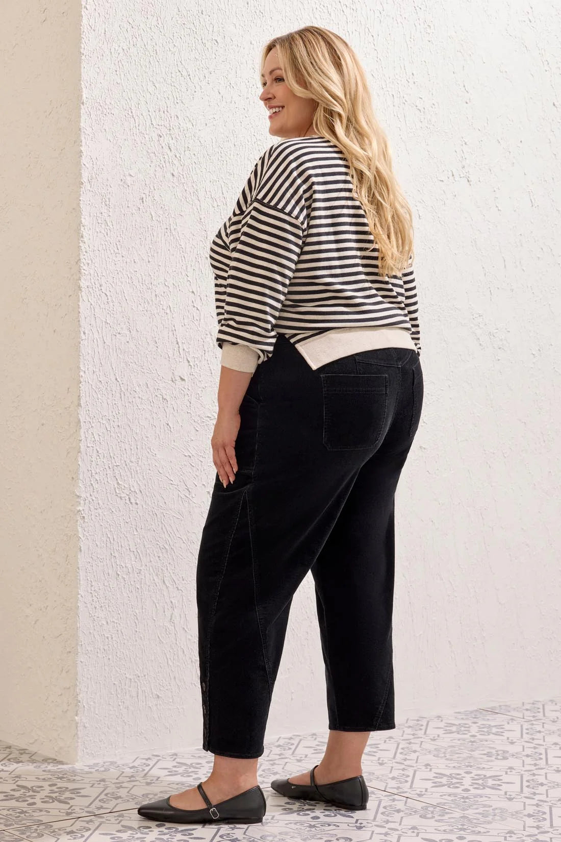 Tribal Barrel Cord Pant