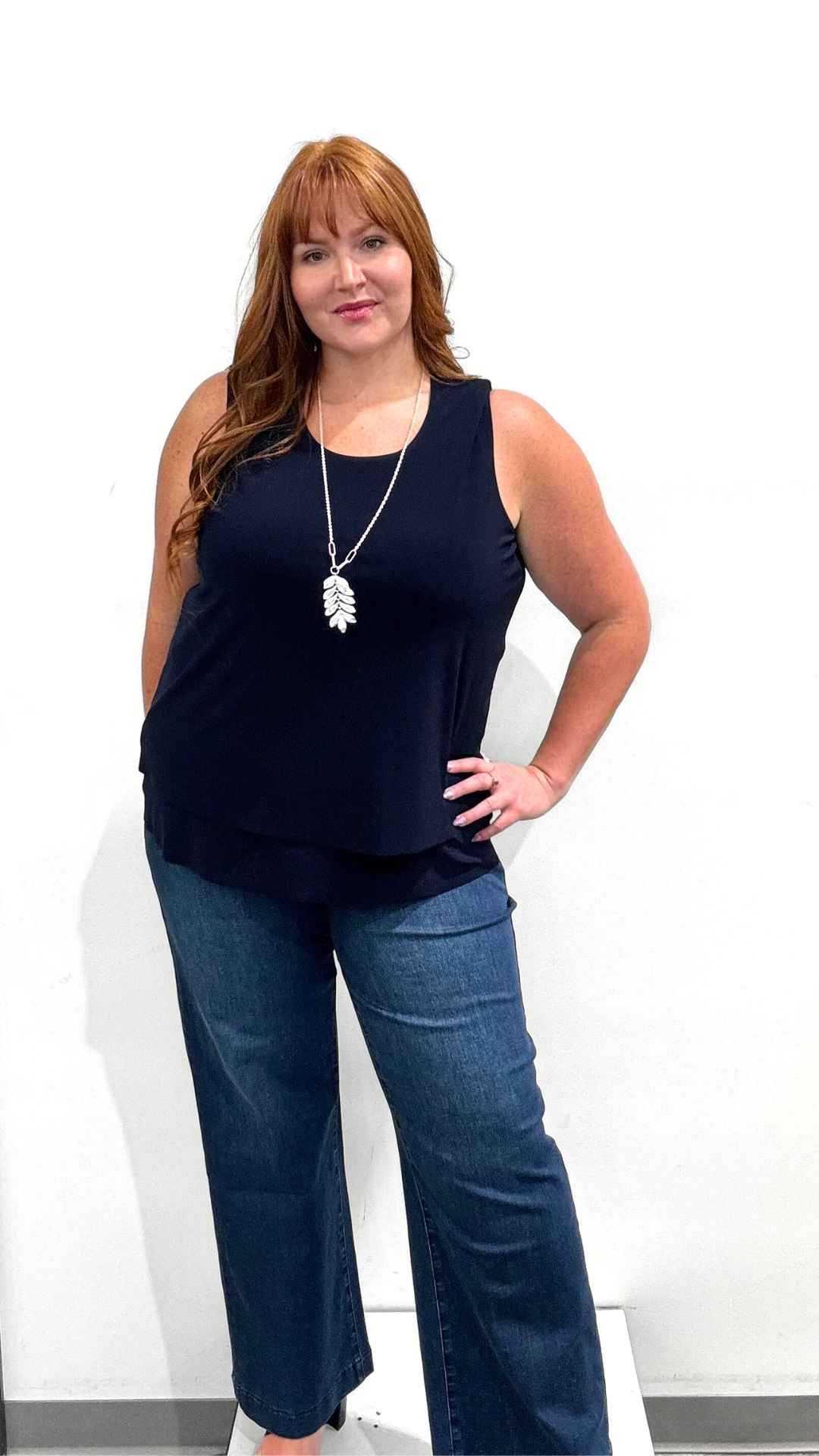 Joseph Ribkoff Layered Tank