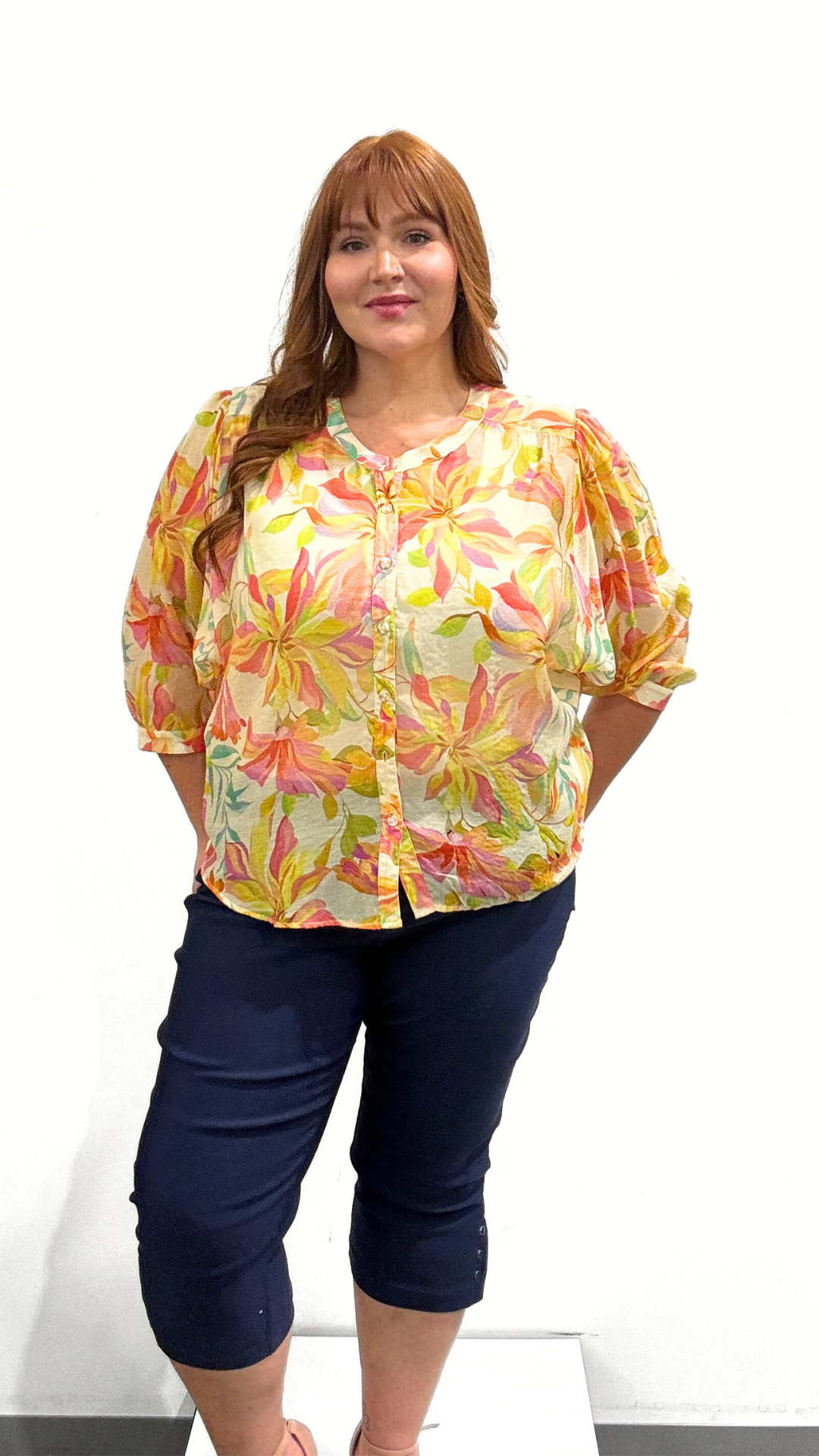 Tribal Dolman Sleeve Blouse