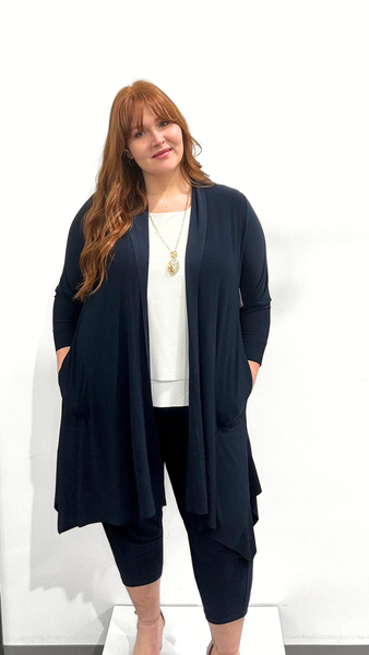 Sympli Long Duster Cardigan