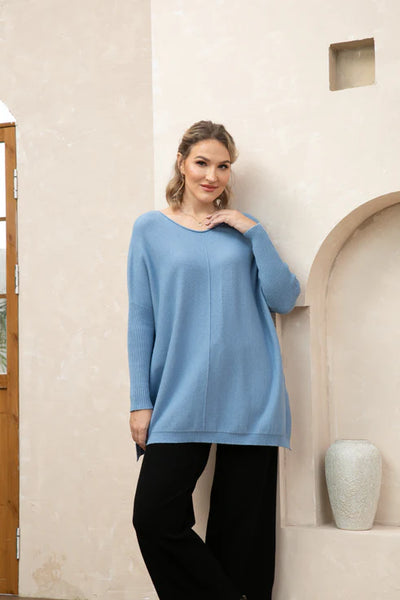 Orange Celeste Cashmere Sweater