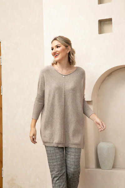 Orange Celeste Cashmere Sweater
