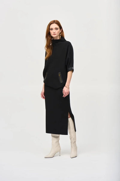 Joseph Ribkoff Funnel Neck Top