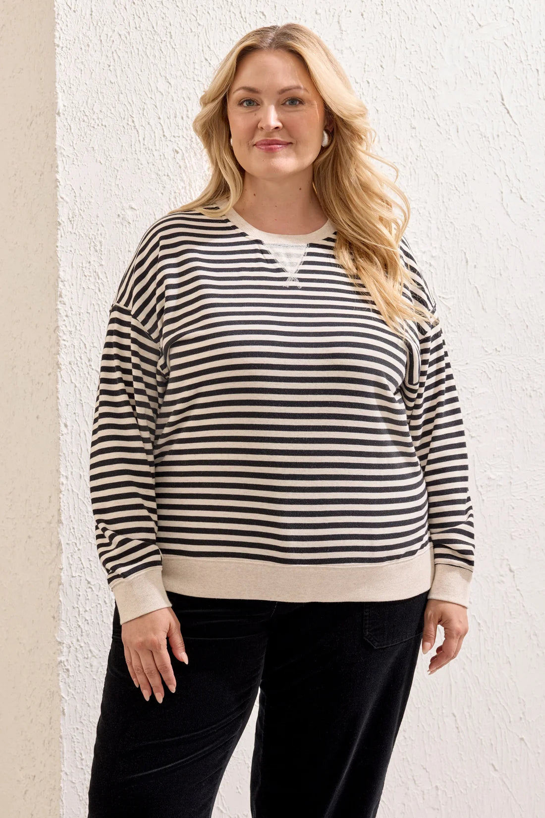 Tribal Stripe Sweatshirt