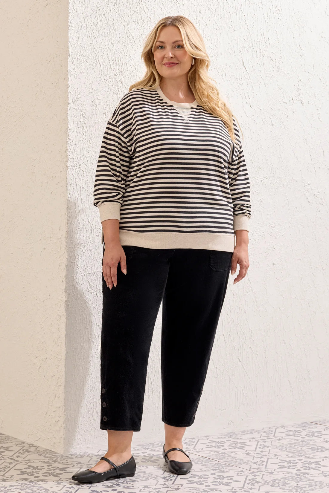 Tribal Stripe Sweatshirt