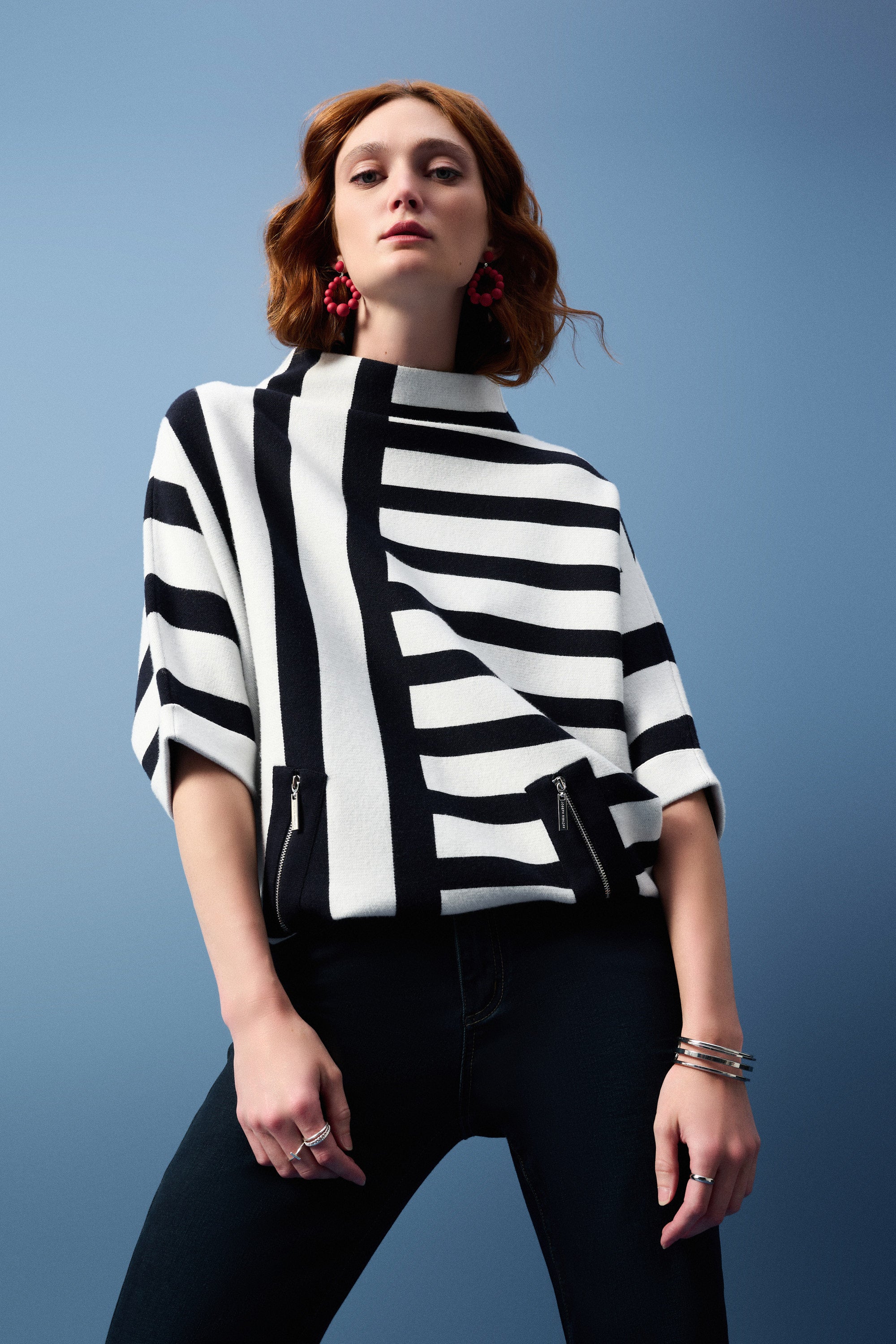 Joseph Ribkoff Stripe Sweater