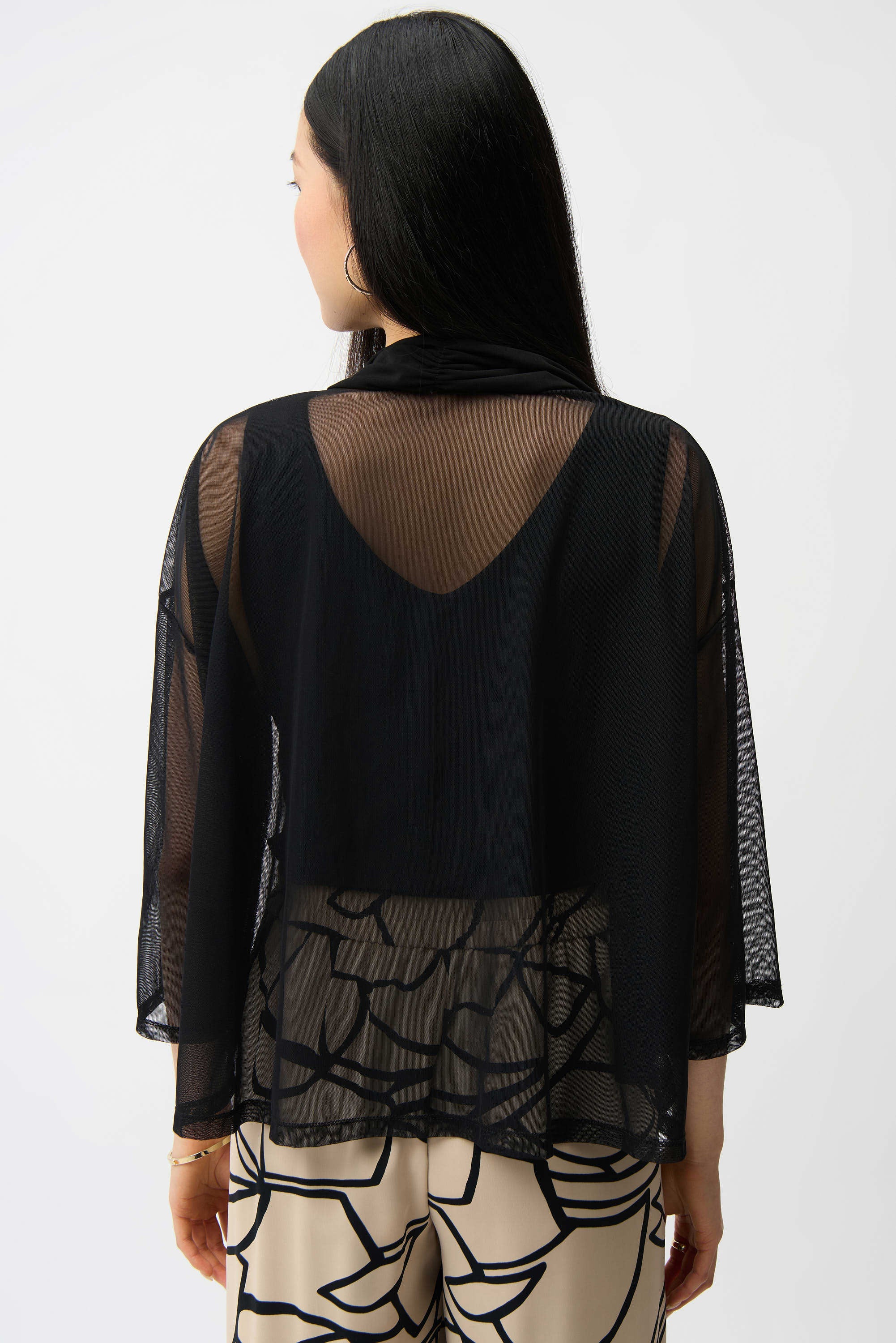 Joseph Ribkoff Mesh Cardigan