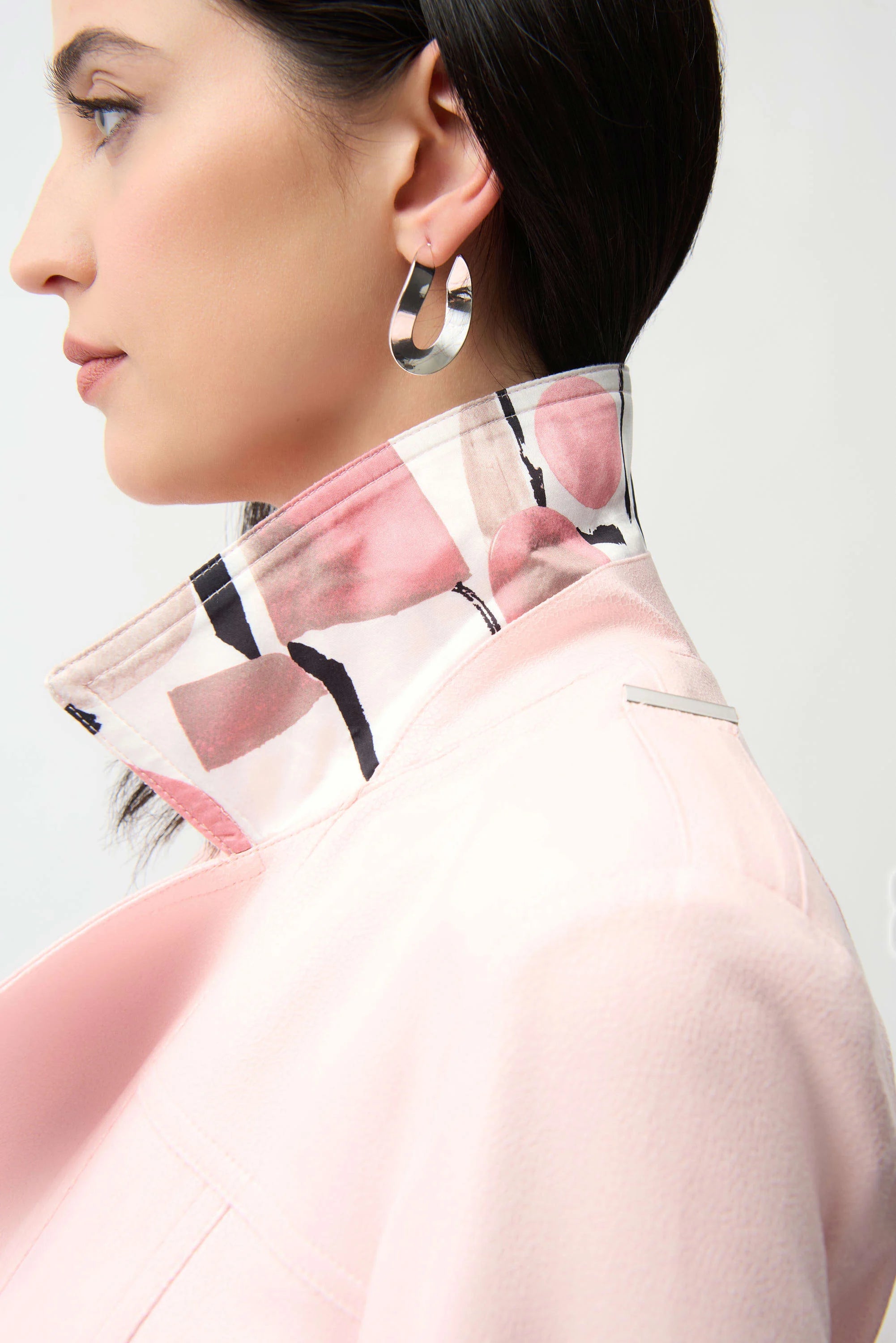 Joseph Ribkoff Faux Suede Fitted Jacket