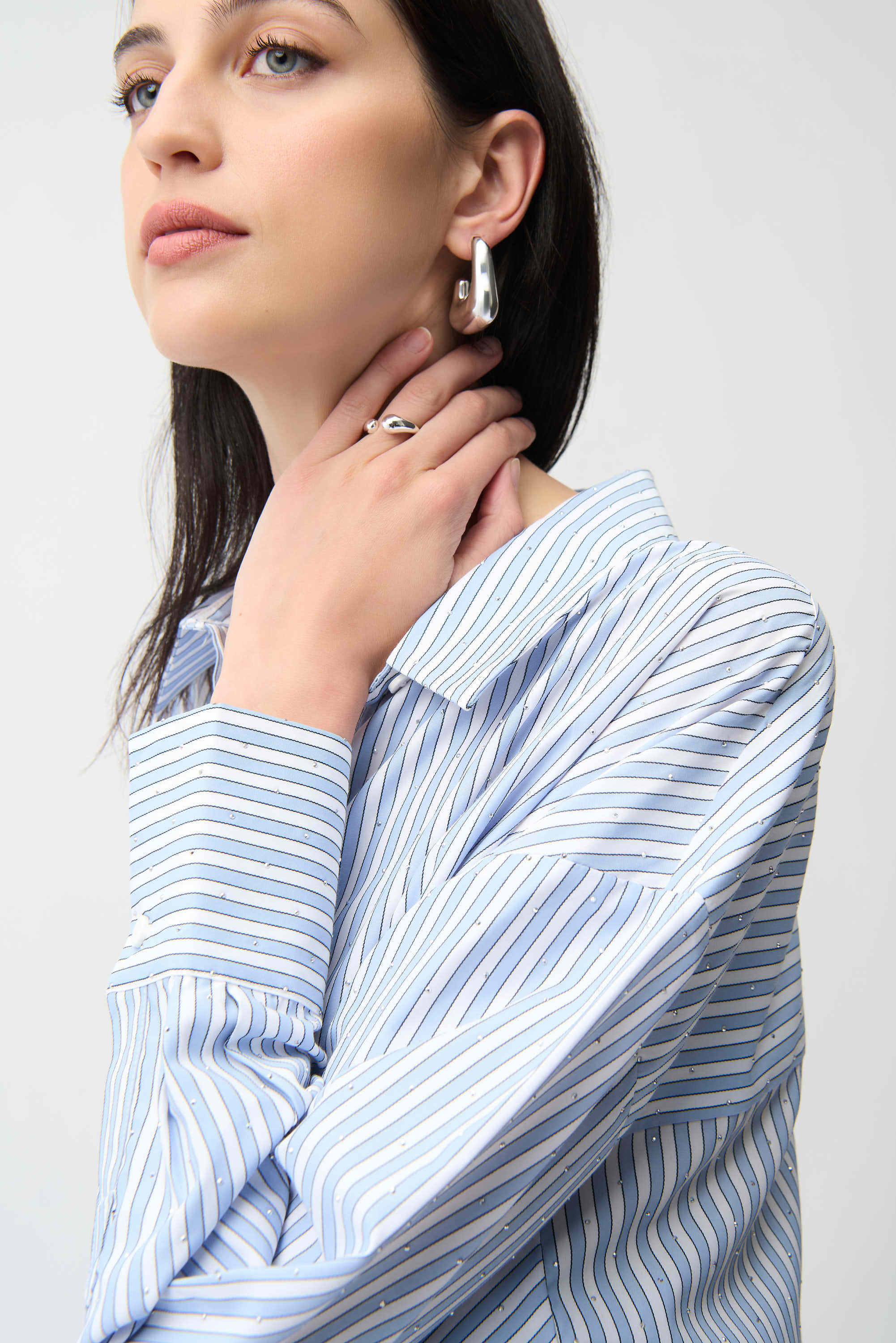 Joseph Ribkoff Stripe Boxy Blouse