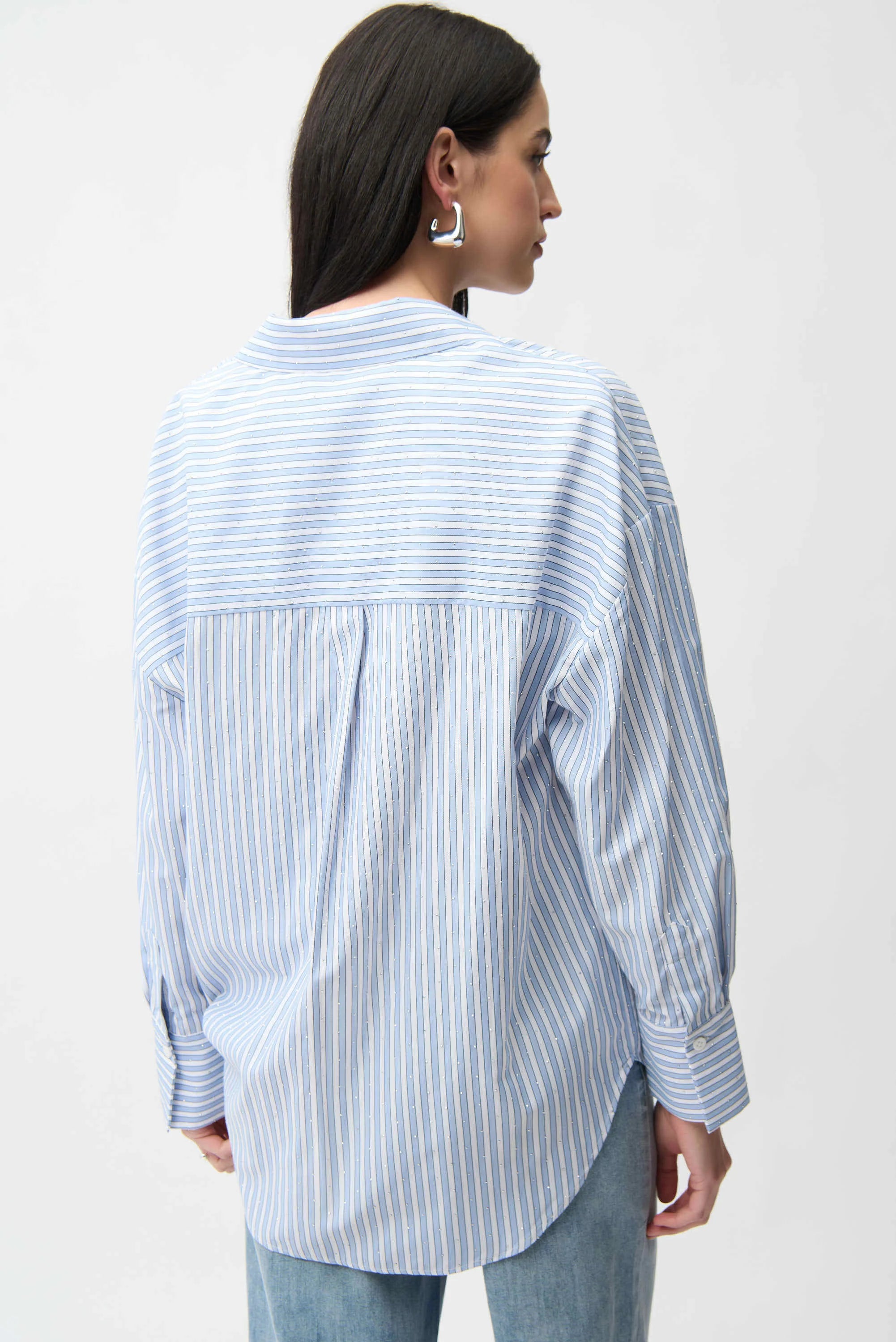 Joseph Ribkoff Stripe Boxy Blouse