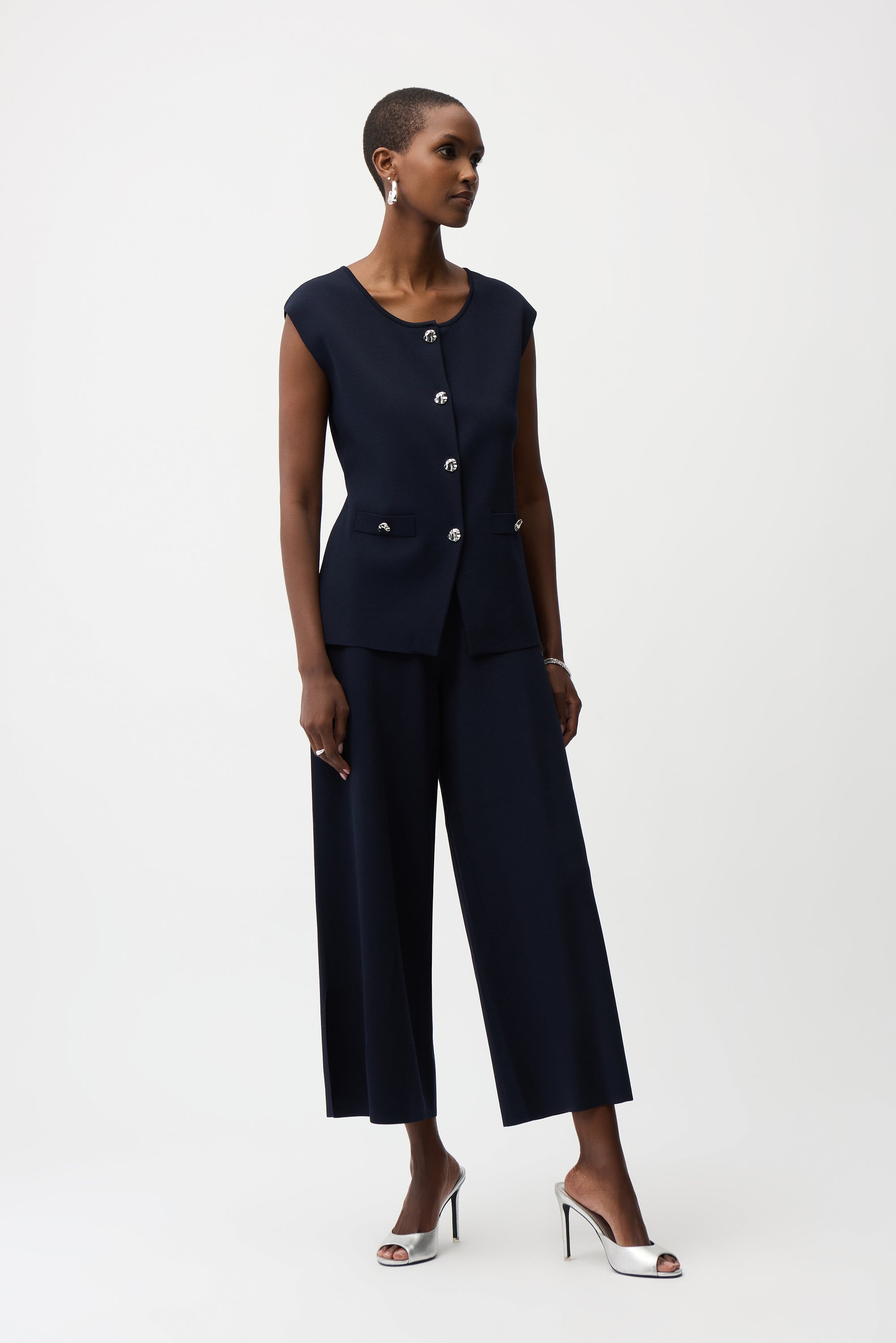 Joseph Ribkoff Pull-on Crop Pant