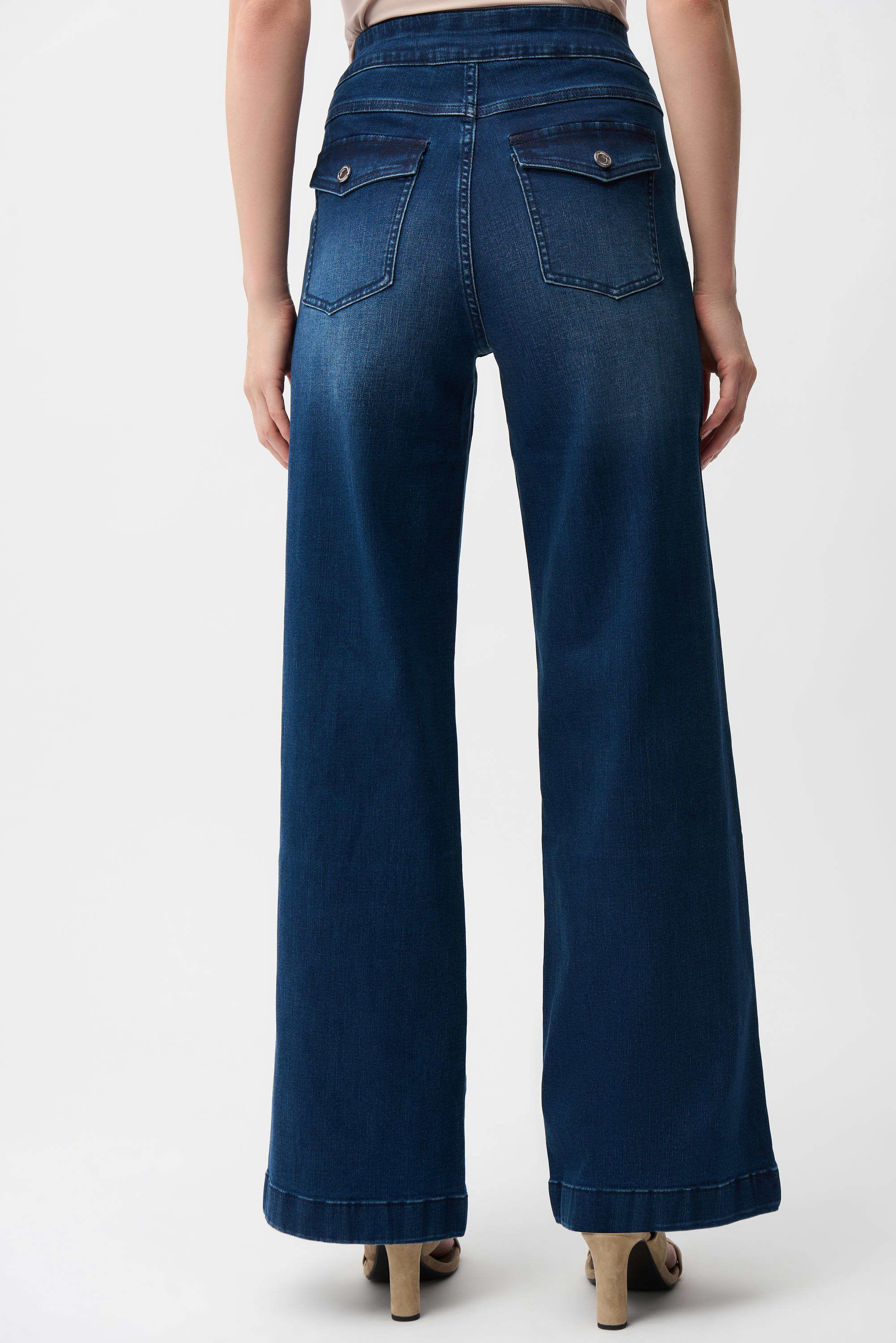 Joseph Ribkoff Wide Leg Pull On Jean