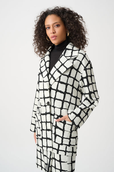 Joseph Ribkoff Notched Collar Coat