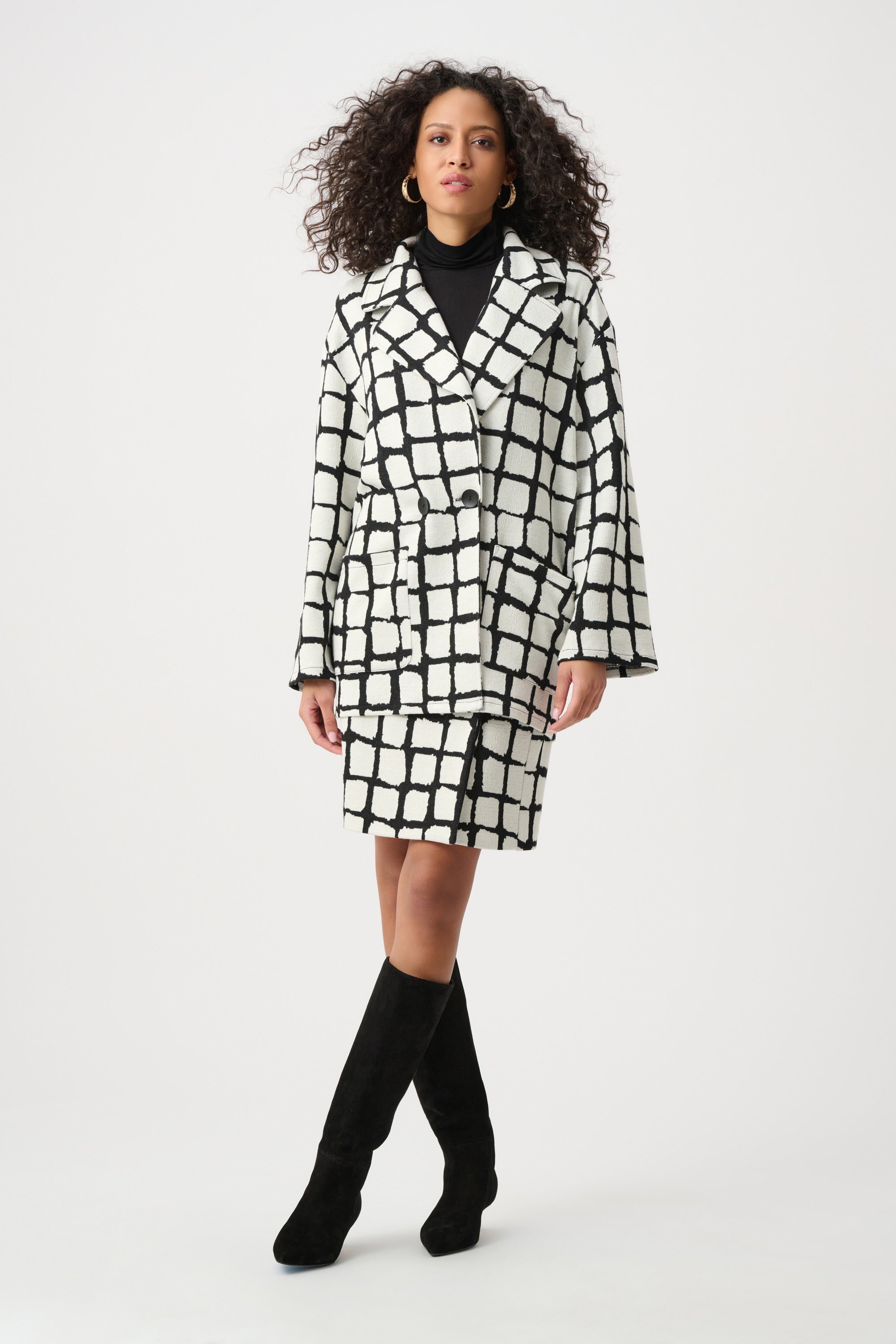 Joseph Ribkoff Notched Collar Coat