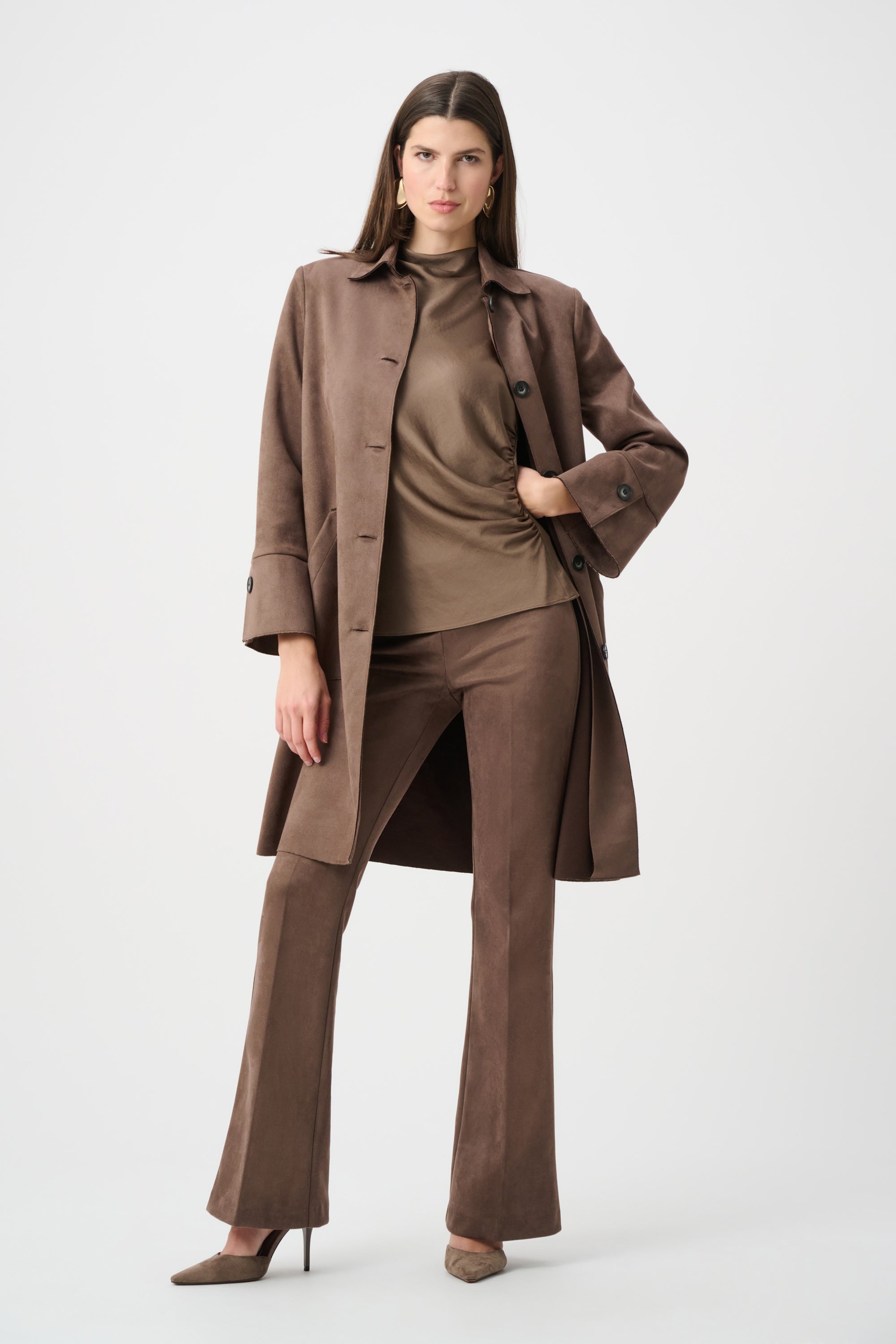 Joseph Ribkoff Suede Coat