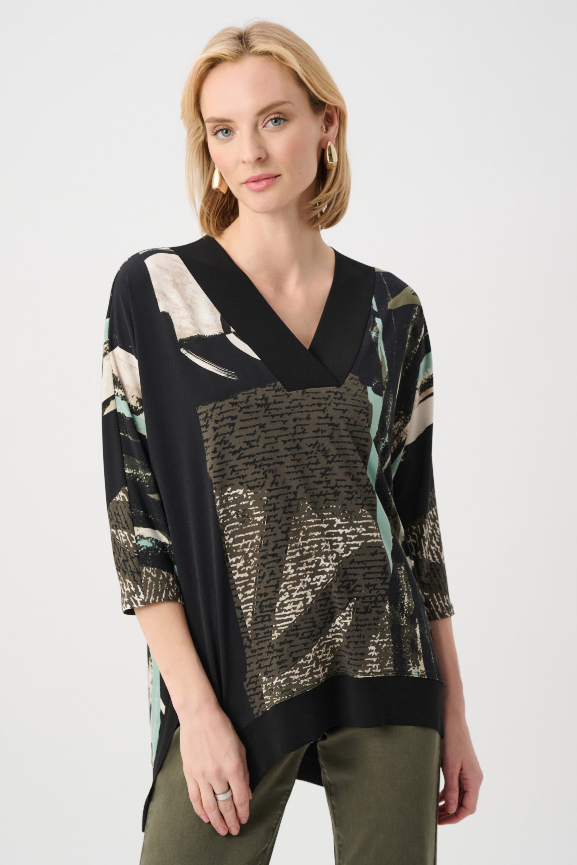 Joseph Ribkoff V-Neck Tunic