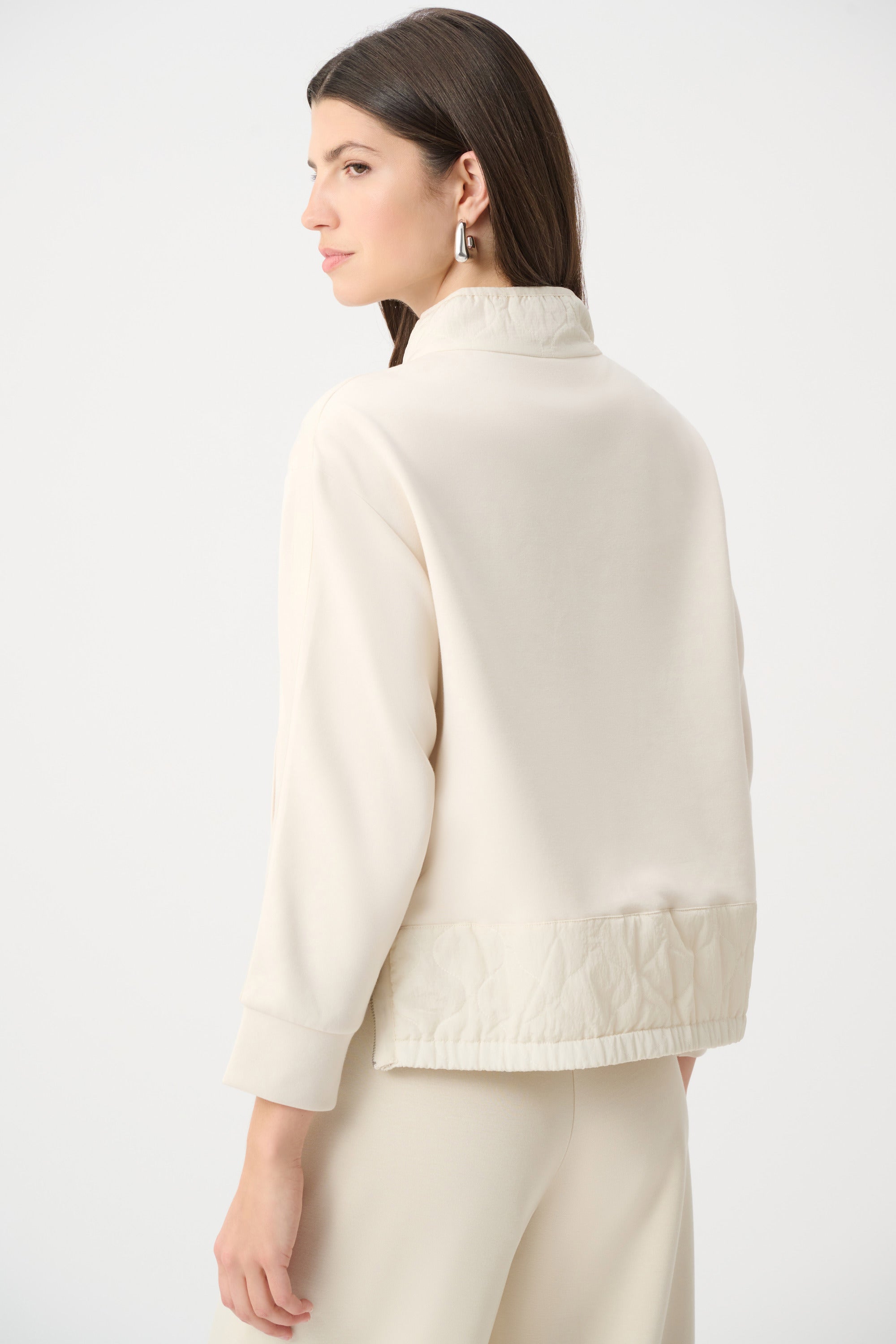 Joseph Ribkoff Scuba Funnel Neck Top