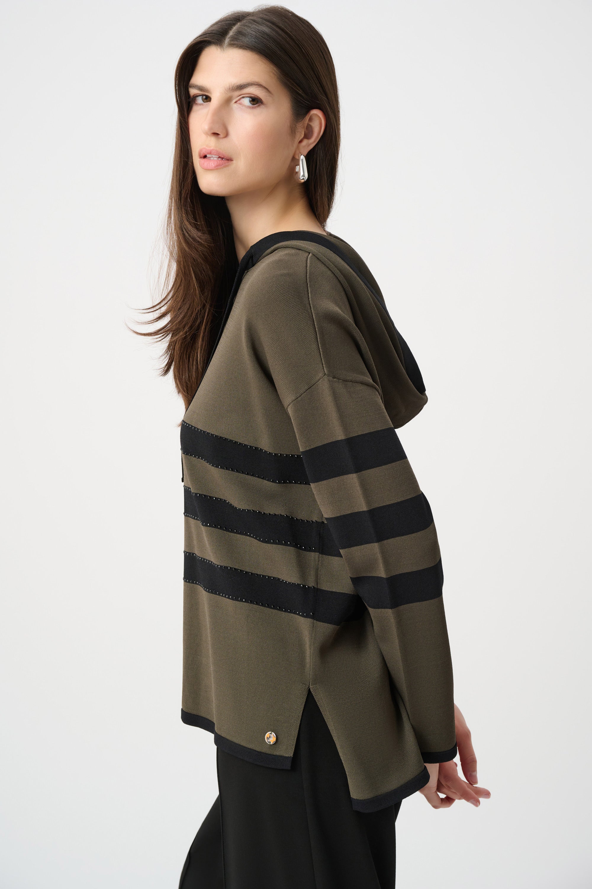 Joseph Ribkoff Hooded Top