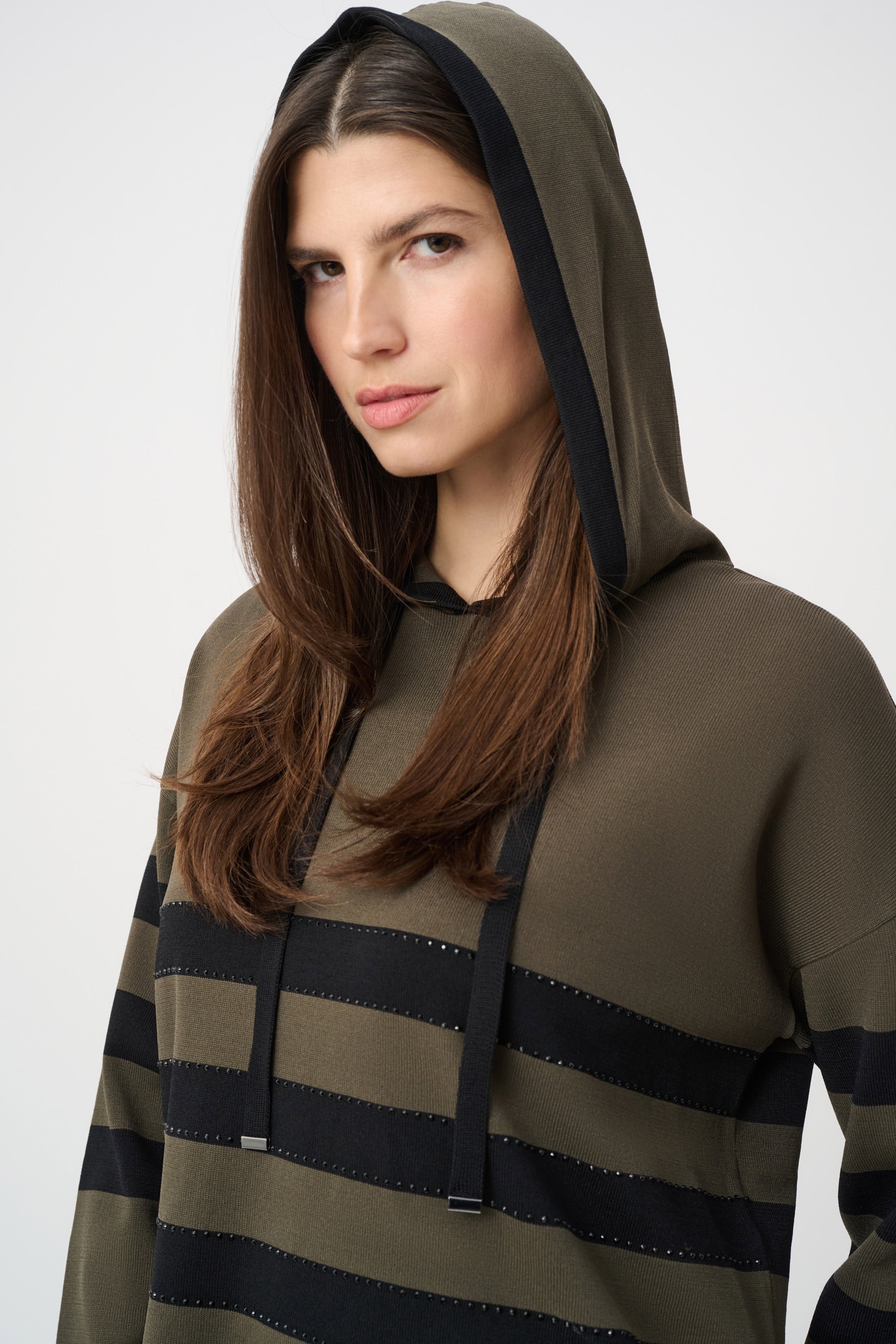 Joseph Ribkoff Hooded Top