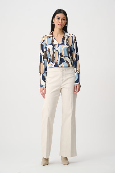 Joseph Ribkoff High Rise Wide Jean