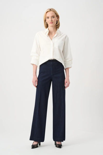 Joseph Ribkoff High Rise Wide Jean
