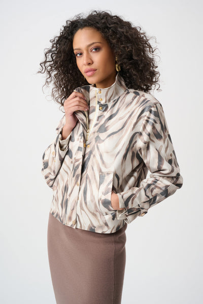 Joseph Ribkoff Faux Suede Jacket