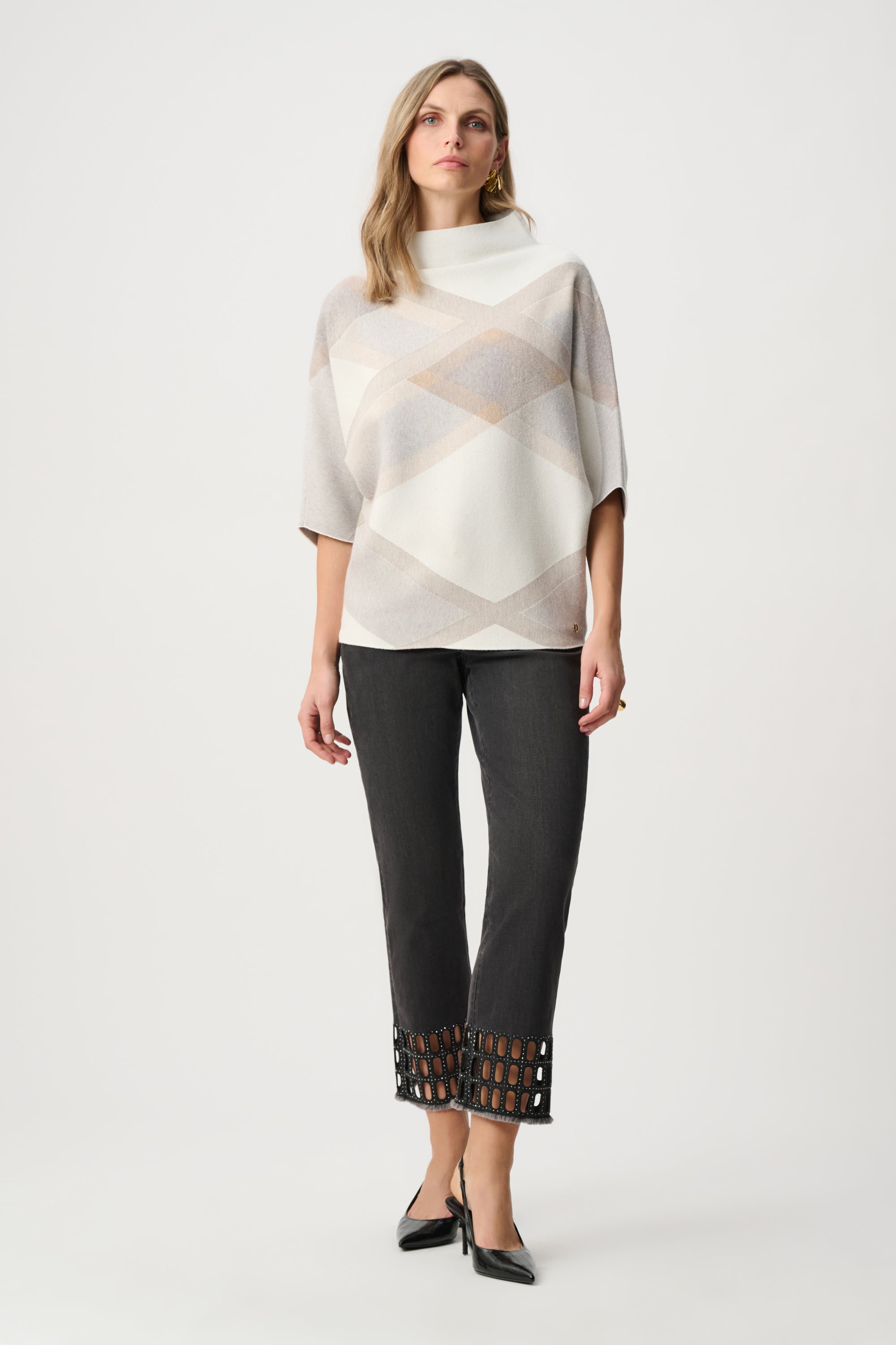 Joseph Ribkoff Mock Sweater