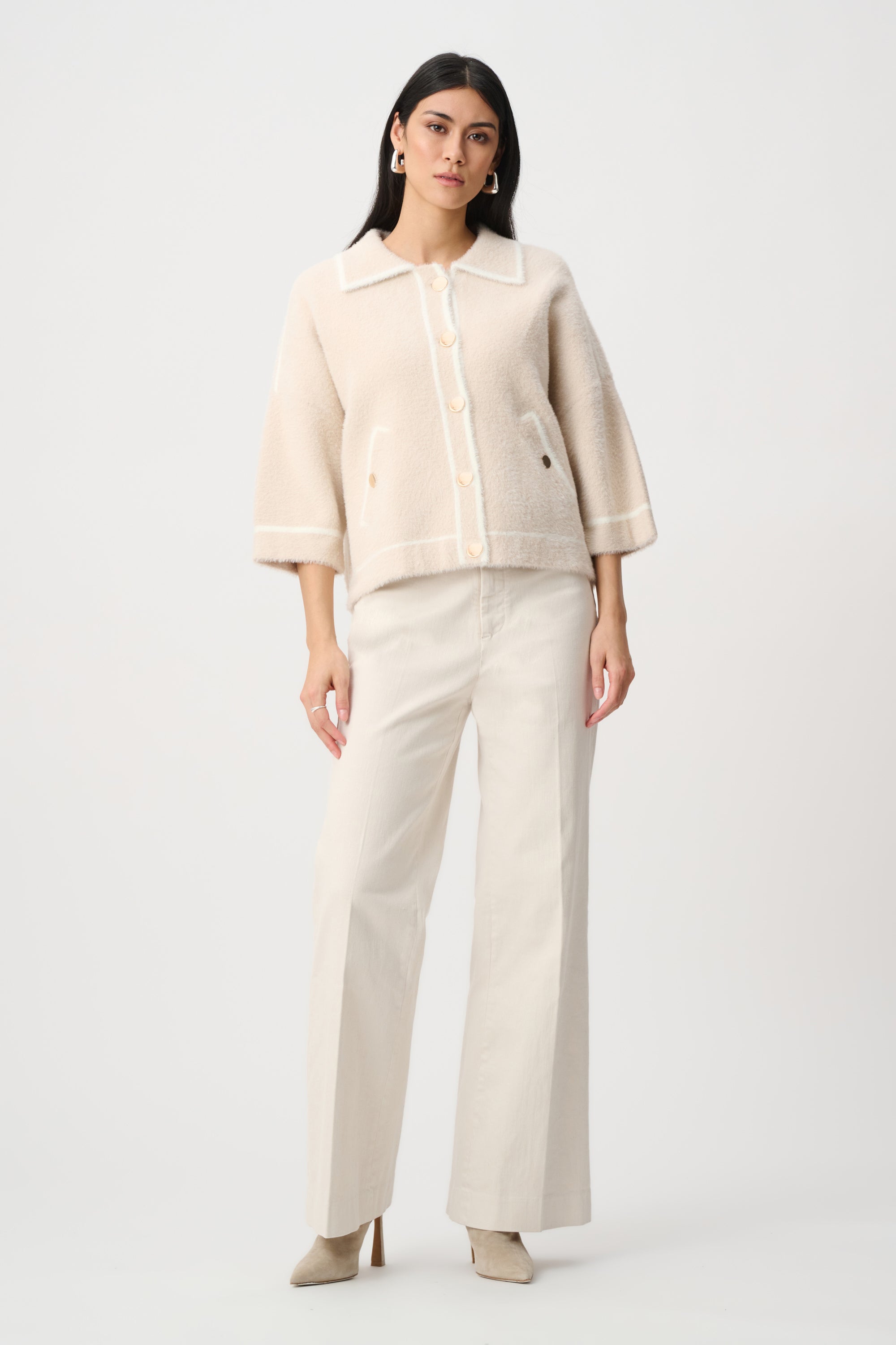 Joseph Ribkoff Boxy Sweater Jacket