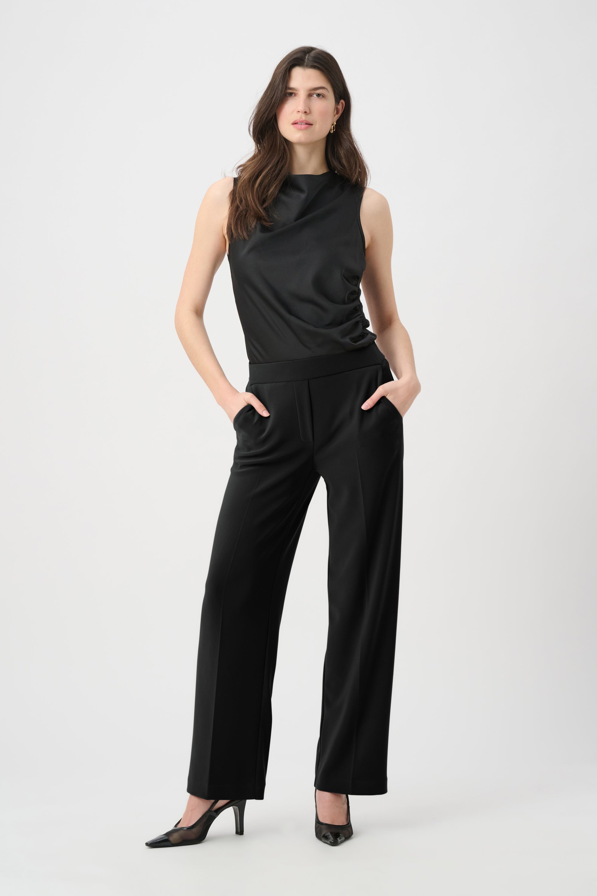 Joseph Ribkoff Pull On Wide Leg Pant